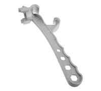 Alipis Ouvre-seau Aluminium et Robuste Clé Manuelle Multifonction pour Couvercle de Outil Portable Ouverture Rapide pour Usage Industriel et Domestique