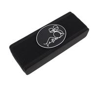 Alipis Pads de sourdine pour grosse caisse en polyuréthane noir, support stable pour pédale de batterie, accessoire pratique pour entraînement sur tapis antidérapant
