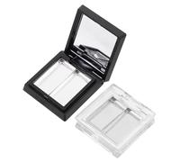 Alipis Palette De Maquillage Vide, Lot 2 Mini Palettes Rechargeables, Format Petit En Plastique Et Aluminium, Pour Fards à Paupières Et Rouges à Lèvres, Usage Voyage Et Bricolage