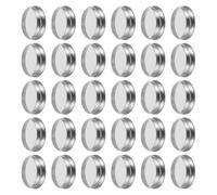 Alipis Palette de Maquillage Vide Ronde en Fer 26X5 MM 30 Godets Rechargeables pour Fards à Paupières et Blush Boîte à Outils de Maquillage Compacte pour Femmes pour Usage Quotidien