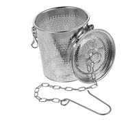 Alipis Panier à Épices En Acier Inoxydable 10cm Infuseur à Condiments Réutilisable Filtre à Thé Micro-perforé Accessoire Cuisine Polyvalent Pour Soupes Et Marinades Passoire à Assaisonnement Compacte