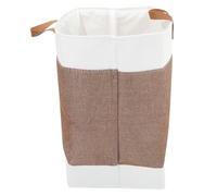 Alipis Panier à Linge Entraver Panier à Jouets Liquide Seau Poubelle Bac à Linge Caisse Double Transporteur Couverture Géant Engrener Ménage Paniers Salle Osier Haut Coton