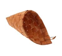 Alipis Panier De Rangement En Corne Décoration De Table En Corne D'abondance Rustique Centre De Table Corbeille Corne D'abondance Panier De Rangement Suspendu Panier D'ail Brown En Bois