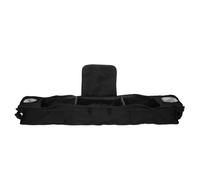 Alipis Panier de Rangement Pliable sans Perçage Paquet de Golf avec Porte-Gobelet Isotherme Compartiment Isolé et Organiseur Stable Noir