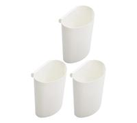 Alipis Paniers Suspendus Lot de 3 Rangement Compact et Gain de Place en Plastique Blanc pour Chariot de Salon Maison Salon