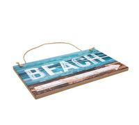 Alipis Panneau de Plage Suspendu en Matériau Synthétique Naturel, Signe Directionnel Décoratif pour Porte D'entrée ou Plage, Style Classique et Haute Ornementation