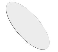 Alipis Panneau Miroir Acrylique Rond 18 CM Accessoire Décoratif Photo Réfléchissant Fond Photo pour Bijoux et Cosmétiques Accessoire Studio Professionnel