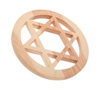 Alipis Panneau Mural de Pentacle avec Design de Pentagramme Décoration Vintage pour de Tarot et Rituels Accessoire pour Décoration Intérieure et Cérémonies