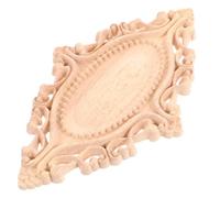 Alipis Panneaux de Porte sculptés frotter et Antique sous-Verres rustiques Superpositions Decoration Mural décoration Mural décor en Bois sculpté Appliques en Bois Non Bois d'hévéa