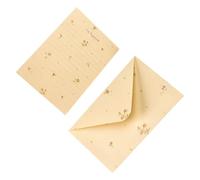 Alipis Papier à Lettres Fleuri Enveloppes 20 Pcs Petit Format Léger pour Correspondance Personnelle et Fournitures de Bureau, Ensemble Saint-Valentin Élégant et Pratique