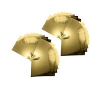 Alipis Papier Cartonné Effet Miroir Doré A4 50 Feuilles Métallisé pour Loisirs Créatifs Scrapbooking et Origami Feuilles Pliables et Découpables pour Projets DIY et Décoration Fêtes