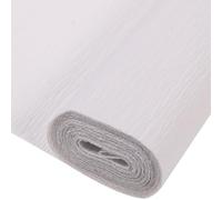 Alipis Papier Crépon Blanc 180G 50X250 CM Papier Crépon pour Fleuriste Extensible Artisanal pour Décoration Mariage Emballage Présent et Bricolage DIY