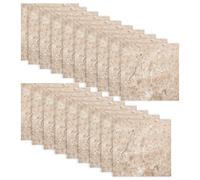 Alipis Papier Vintage à Calligraphie Chinoise 50 Feuilles 20X20 CM Papier Fait Main Couleur Beige Clair pour Loisirs Créatifs Dessin Peinture et Scrapbooking