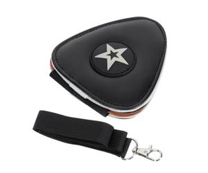 Alipis Paquet à Médiators Portefeuille de Médiators en Cuir Noir de Guitare Basse et Ukulélé Rangement et Protection