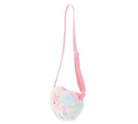Alipis Paquet Bandoulière Licorne Peluche Cœur Réglable pour Filles | Polyester Coton, Léger et Portable, Motif Animal Cartoon, Usage École et Shopping, pour Petites Filles