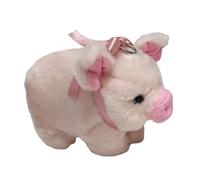 Alipis Paquet Bandoulière Mignon en Peluche Forme Cochon Léger pour Élève Grosse Capacité et Rangement Quotidien