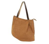 Alipis Paquet Fourre-tout Femme Grosse Capacité en Toile Polyester Café, Design Unique et Décontracté, Pratique pour Voyager et Sorties Entre Amis