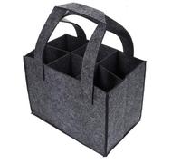 Alipis Paquet Présent en Feutre Pliable pour Vin Séparation Multi-cellules, Capacité 6 Bouteilles, pour Rangement et Transport Sécurisé de Bouteilles de Vin