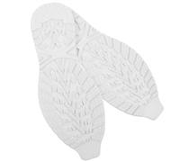 Alipis Patch de Réparation Semelle Caoutchouc Blanc Antidérapant, Autocollant et Silencieux, pour Talons de Chaussures de Sport, Grosse Taille Ajustable, Usage Quotidien et Extérieur