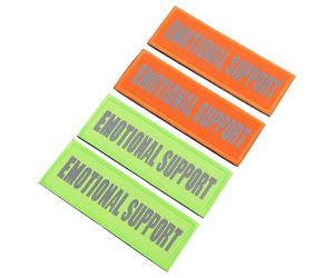 Alipis Patchs de Harnais pour Chiens en Nylon Résistants à l'usure, Lot de 4 Pièces, Décoration Créative pour Harnais de Chien, Adaptés Promenade Quotidienne