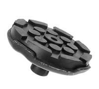 Alipis Patin pour Cric Hydraulique 3 Tonnes en Acier Coussinet Antidérapant en Caoutchouc, Adaptateur de Plateau Horizontal pour Levage Stable, Accessoire Protège-cric pour Usage