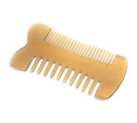 Alipis Peigne à Cheveux Double Face en Corne de Bœuf Naturel, Dents Larges et Fines pour Massage du Cuir Chevelu, Fait la Main, Portable, Soin Capillaire pour Femmes, Usage Maison