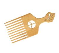 Alipis Peigne Afro Plastique Léger et Ergonomique pour Coiffure Démêlage et Stylisme Adapté Aux Cheveux Crépus et Courts Outil de Coiffage pour Hommes et Femmes