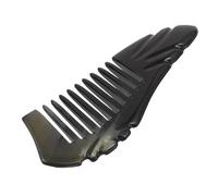 Alipis Peigne Corne de Yak Naturel Large Dentelé Anti-statique et Massage Du Chevelu Démêlant pour Cheveux Épais Longs Raides ou Bouclés Ergonomique