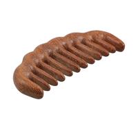 Alipis Peigne Large Bois Naturel pour Cheveux Bouclés et Épais Peigne Démêloir Antistatique Massage Doux Du Chevelu Portable pour Hommes et Femmes