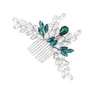 Alipis Peigne Latéral à Cheveux de Mariage Orné de Strass Accessoire pour Cheveux de Mariée Insert en Alliage Décorations pour Coiffure de Soirée Élégant