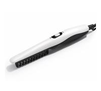 Alipis Peigne Lisseur à Barbe Électrique Chauffage Rapide pour Hommes Portable Matériaux Caoutchouc et Métal, pour Coiffure en Salon et Lissage