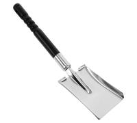 Alipis Pelle à cheminée : Pelle à cendres en acier inoxydable à cheminée de jardinage - Accessoires de poêle à bois de feu de camp de barbecue de Noël