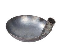 Alipis Pelle à Eau Réutilisable en Fer Épais Multifonctionnelle Cuisine et Agriculture Poignée Longue pour Arroser et Manipuler L'eau Béton