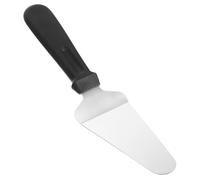 Alipis Pelle Acier Inoxydable avec Manche Antidérapant Spatule Triangulaire et Résistante Ustensile Pâtisserie Pratique pour Restaurants et Pizzerias Rangement Facile Suspension