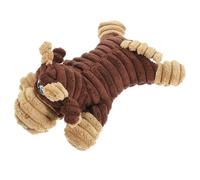 Alipis Peluche pour Chien Vache Couineur Interactif Marron | Chiots et Grands Chiens, Nettoyage des Dents, Usage Intérieur, Forme Bovine, Peluche Douce