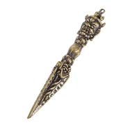 Alipis Pendentif Bouddhiste Laiton avec Détails Sculptés Religieuse pour Décoration et Collection Profond et Accessoire Unique