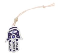 Alipis Pendentif Main Mauvais Œil Pendentif Porte-clés Décoration Suspendue Maison Fenêtre Voiture Ornement Breloque Unique
