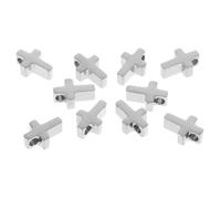 Alipis Pendentifs Croix Inoxydable 10 Pcs, Breloques Métal Miroir Acier Inox, Décorations Artisanales DIY Bijoux, Accessoires Créatifs pour Bracelets et Colliers, Usage Mariage