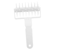 Alipis Perforateur à Pizza Rouleau à Pâte Pointes Plastiques Blanc Outil Multifonction pour Pizzaiolo Préparation Rapide Pâtisseries Pain La Cuisine Maison