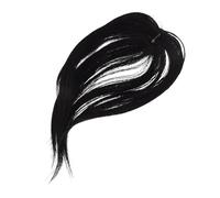 Alipis Perruque Femme -longue à Frange Rideau Naturelle Confortable et Ajustable Coiffure Gothique pour Cosplay et Halloween Effet Réaliste avec Sommet Style Punk et Féerique
