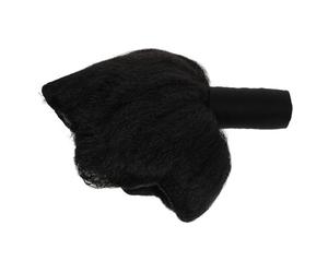 Alipis Perruque Homme Cosplay Japonais Style Samouraï Réaliste pour Fête et Performance Perruque Sumo Traditionnelle Noire Accessoire Costume Japonais pour Hommes