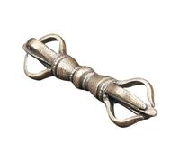 Alipis Pestle Décor Laiton Vintage Vajra Tibétain Décoratif pour et Protection Outil Religieux Artisanal Polyvalent pour Maison Bureau Temple Ornement Spirituel Unique