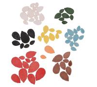 Alipis Pièces de Mosaïque en Céramique DIY 200 G Fragments Irréguliers de Feuille Couleurs Vives Assorties Carrelage Décoratif pour Projets Artistiques et Décoration Jardin Maison