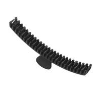 Alipis Pince à Cheveux Extra Large Noire Mate Style Griffe Unique pour Femmes Clip Requin à Dents Fines pour Cheveux Fins Accessoire Coiffure Élégant pour Tenue Casual et Formelle