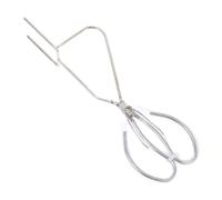 Alipis Pince à Émailler en Acier Inoxydable pour Poterie Pince de Vitrage en Céramique Outil de Trempage pour Argile Accessoire Léger et Portable pour Artistes Céramistes