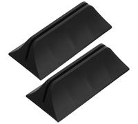 Alipis Pince de Support pour Séparateur de Bureau Lot de 2 Clips en Plastique Noir, Fixation Ajustable pour Écrans de Bureau, Adaptée aux Espaces de Travail Collaboratifs