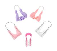 Alipis Pince-nez Invisible en Plastique et Silicone, Clip de Confort pour Modeler et Affiner le Pont Nez, Usage, Lot de 5 Pièces pour Femmes