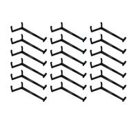 Alipis Pinces à Brindilles de Jardin en PE Noir 25 Pièces pour Fixation et Formation Solide des Branches D'arbres Fruitiers en Extérieur