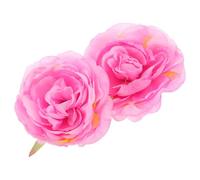 Alipis Pinces à Cheveux Décoration Élégante Fleurs de Pivoine Lot de 2 Style Chinois en Tissu Accessoires Cheveux Féminins Polyvalents pour Mariage et Soirées