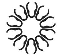 Alipis Pinces Câble Micro Lot 10 Clips Plastiques Flexibles pour Fixation et Rangement Accessoires Pied Microphone Ktv